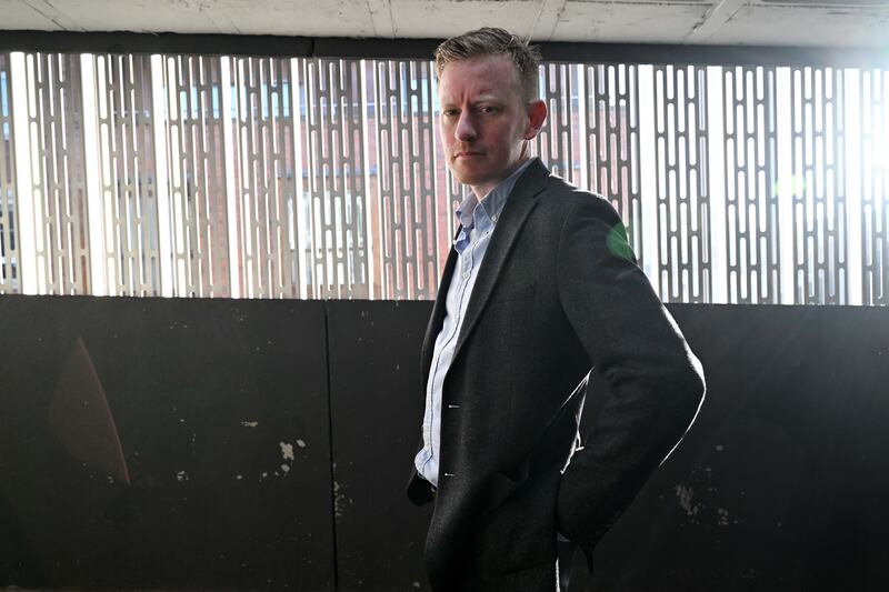 Colin Barrett says writing definitely makes him feel more grounded in himself. Photograph: Bryan Meade