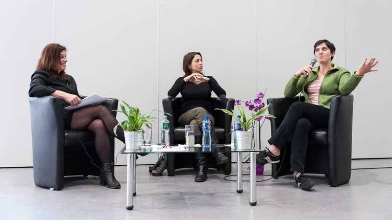 Anne Driscoll of the Irish Innocence Project at Griffith College interviews Making  Murderer creators Laura Ricciardi and Moira Demos