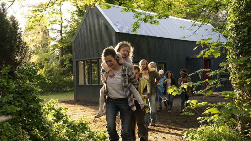Clare Dunne and the cast of Herself which is     out in cinemas in September