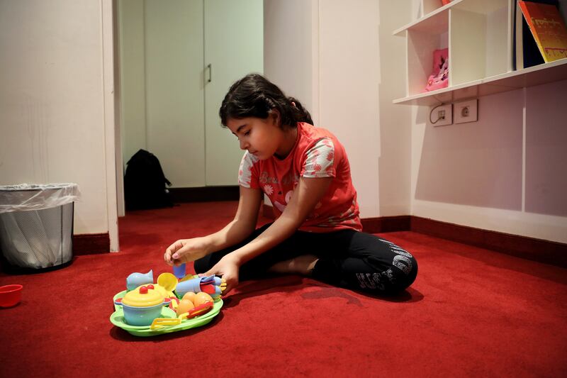 Layan had to have her liver and part of her spleen removed due to injuries inflicted by an Israeli air strike in Gaza in October 2023. Photograph: Hannah McCarthy