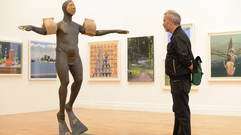 ‘Buoyed’ by Michael Quane at the RHA exhibition.