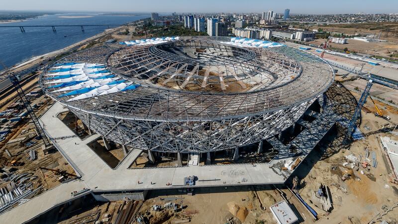 Volgograd Arena, Volgograd. Photograph: Lars Baron/Getty