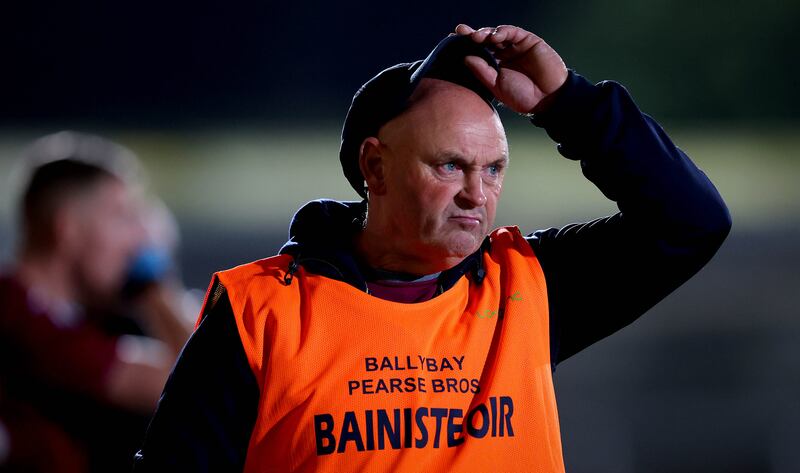 Ballybay manager Jerome Johnston: has stood down rather than manage against his sons playing for Kilcoo. Photograph: Ryan Byrne/Inpho