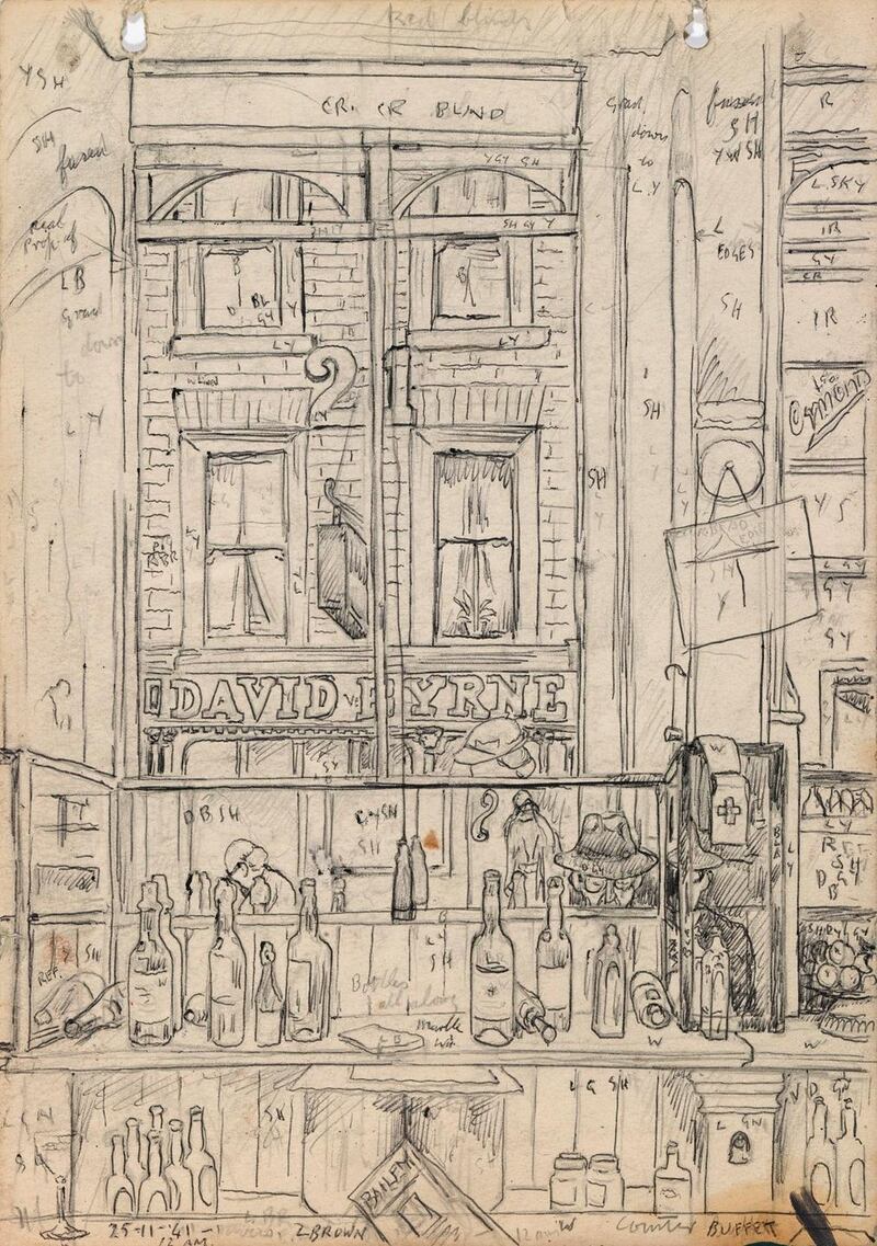 Harry Aaron KernoffFrom the Bailey to Davies, 1941 The Artist’s Estate. Photograph:  National Gallery of Ireland