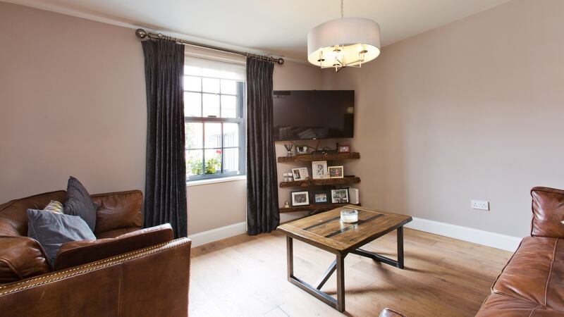 The living room at 294 South Circular Road, Dublin 8.