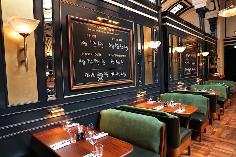 Hawksmoor has undoubtedly given Dublin a destination dining room. Photograph: Dara Mac Dónaill







