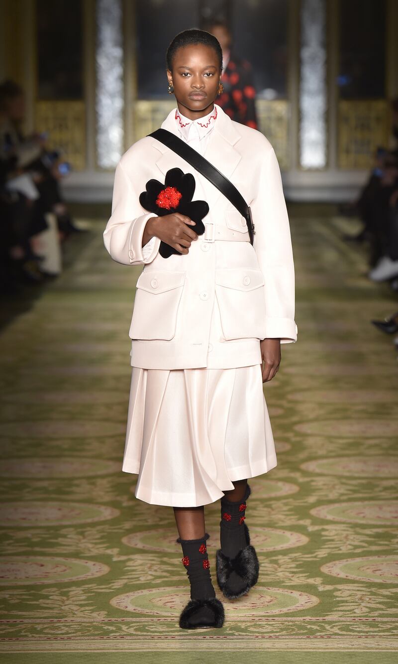 Simone Rocha autumn-winter catwalk show in Lancaster House, London