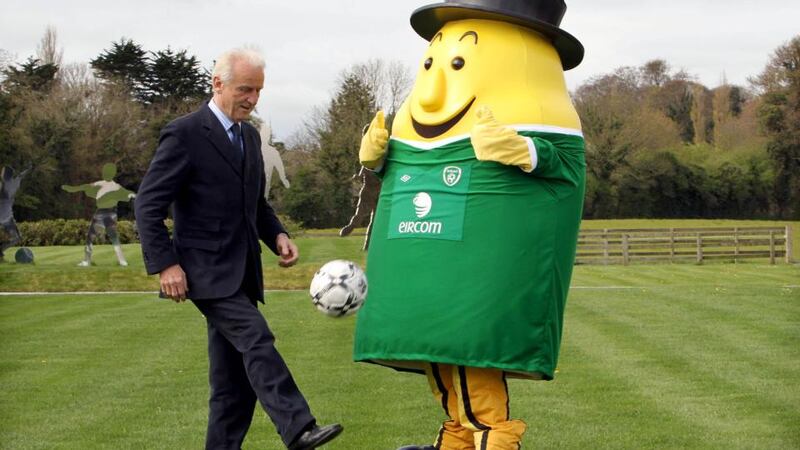 Mr Tayto (capped for Ireland in the Trapattoni era), whose crisps are now owned by Largo Foods