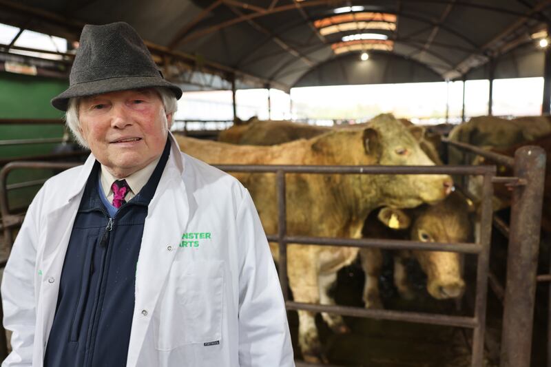Kilcullen cattle mart manager Jimmy Walsh. Photograph: Dara Mac Dónaill/The Irish Times