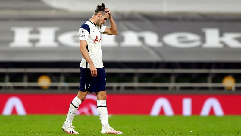 Gareth Bale’s Tottenham Hotspur return ended in a 1-1 draw. Photograph: Matt Dunham/PA