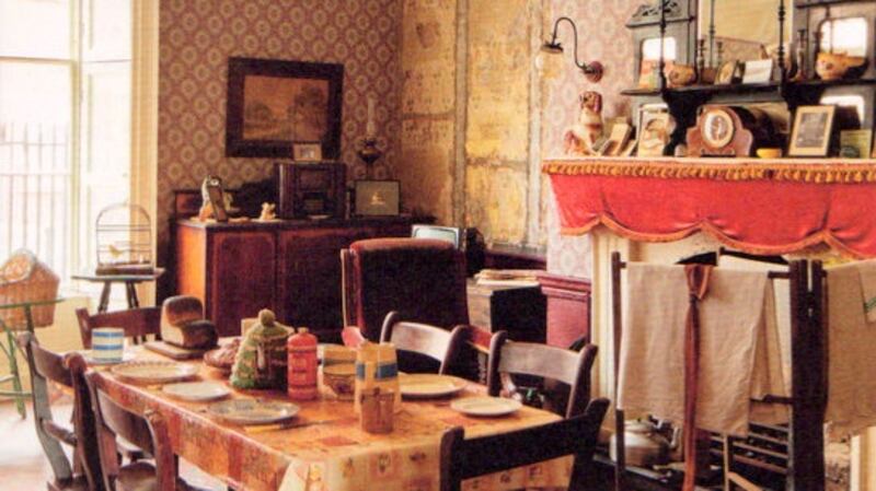 The recreation of the Dowling family home at 14 Henrietta Street in Dublin