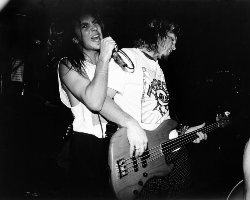 Pearl Jam circa 1990. Photograph: Alison Braun/Michael Ochs Archives/Getty