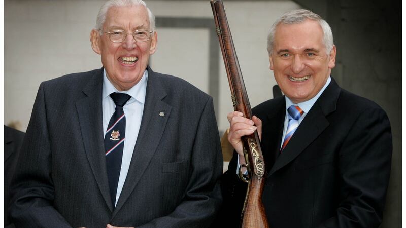 May 2007: Ian Paisley with Bertie Ahern. Photograph: David Sleator