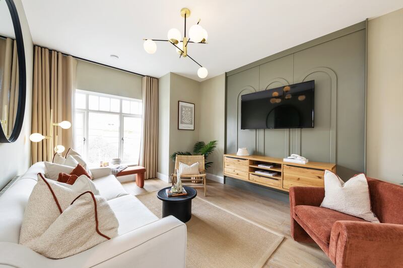 Laurel Manor sittingroom: well-crafted internal joinery.