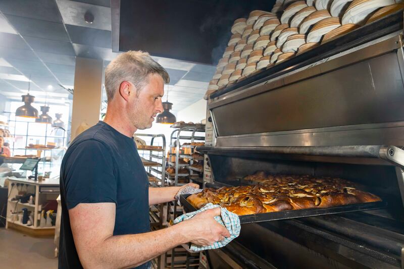 Fergal Walsh who, with Caitríona Keating, has opened Dún Artisan Bakery in Dungarvan, Co Waterford. Photograph: Patrick Browne