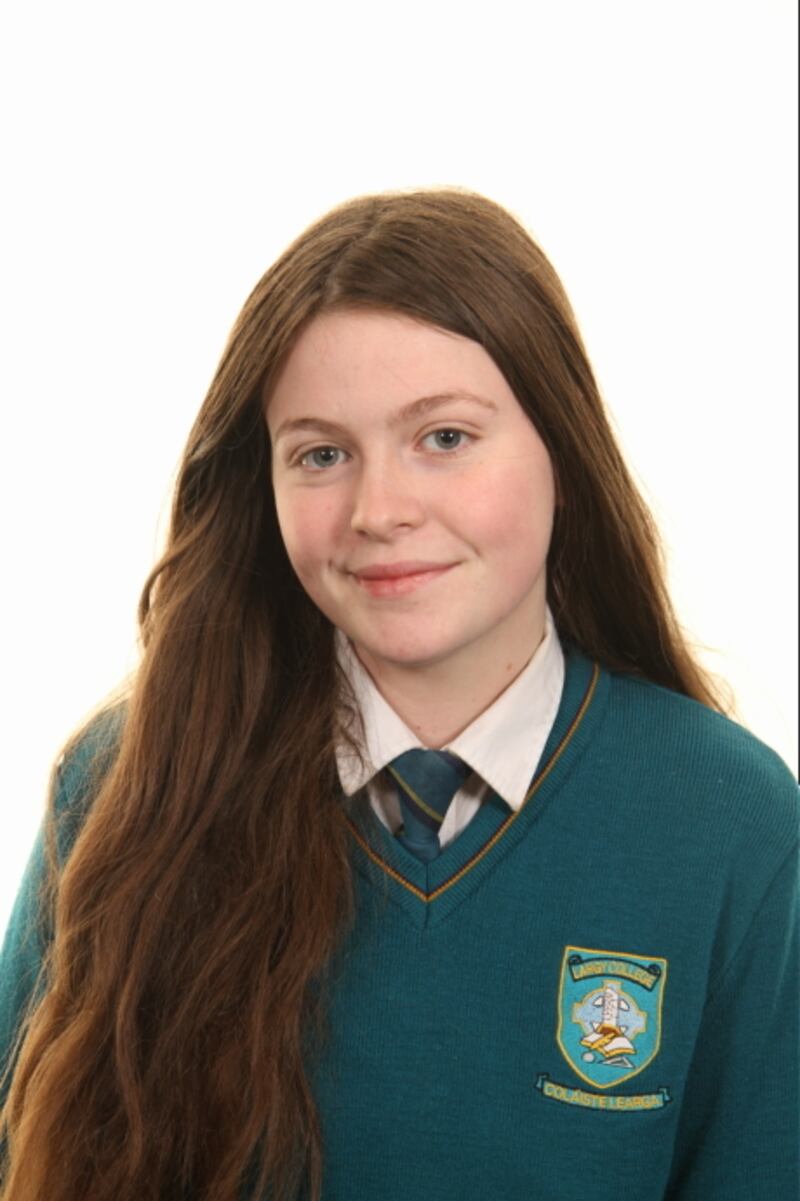 Kiea McCann's school photo. Photograph: Largy College