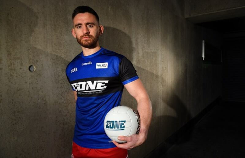 Padraig Hampsey of Tyrone at the launch of a new Irish Protein brand called In the Zone. Photo: Brendan Moran/Sportsfile