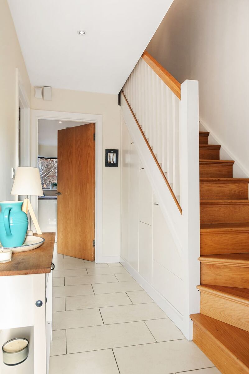 Entrance hall with understairs storage