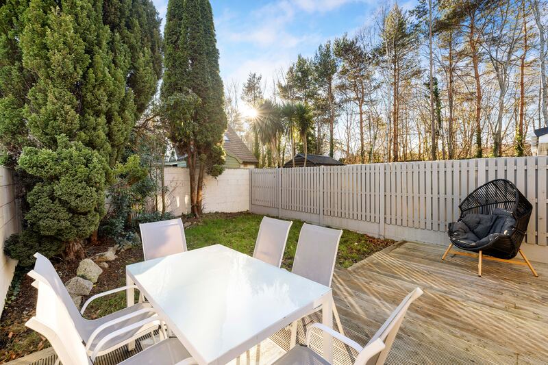 Rear garden has a southerly aspect