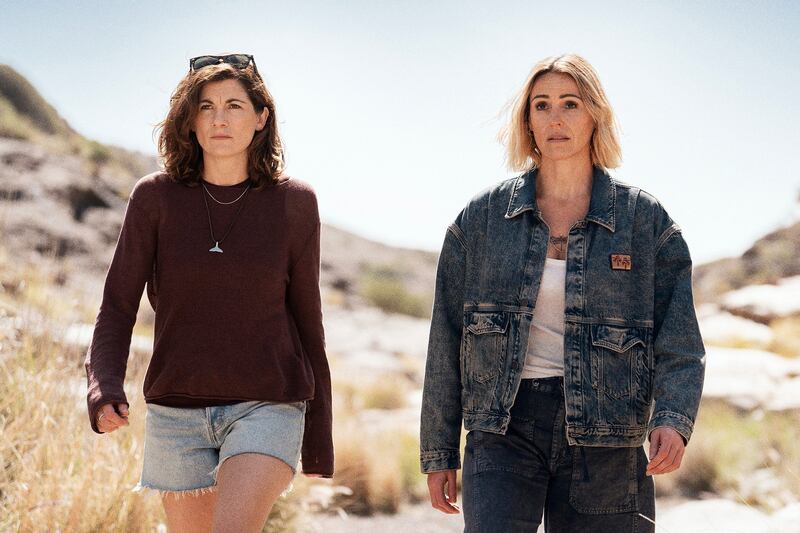 Frauds: Jodie Whittaker as Sam and Suranne Jones as Bert. Photograph: ITV 