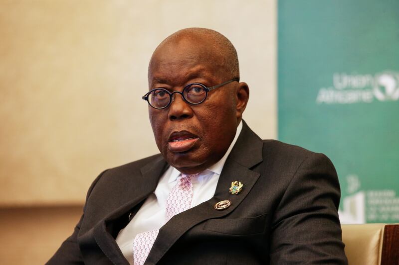 The president of Ghana Nana Akufo-Addo has yet to sign anti-LGBT+ legislation into law. Photograph: Minasse Wondu Hailu/EPA