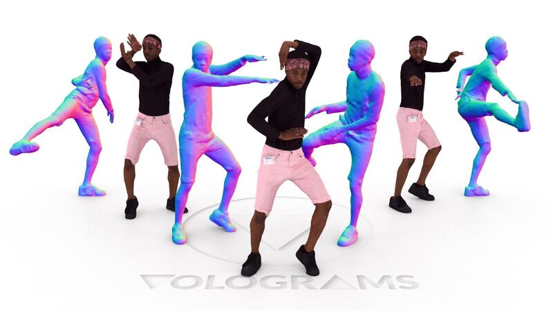 Volograms takes footage of people in motion and transforms them into holograms