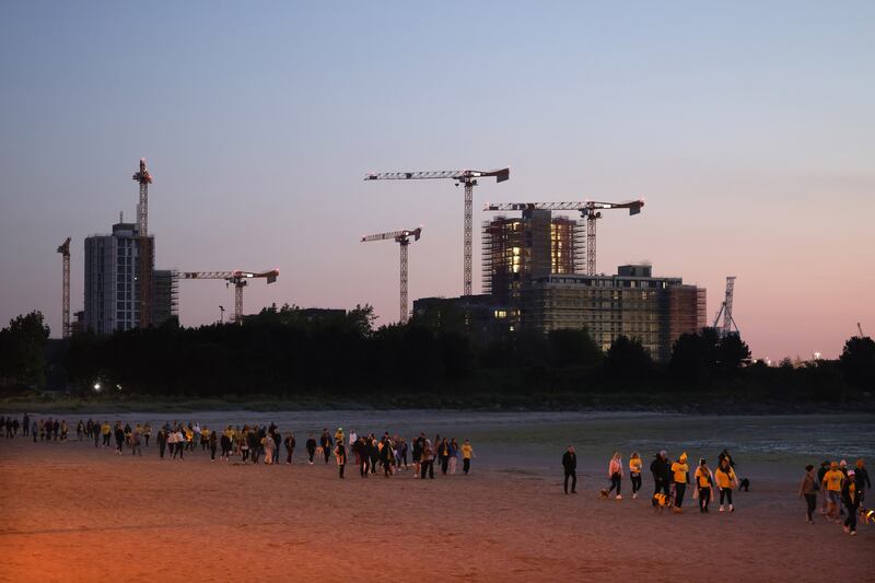 Darkness into Light, Sandymount, Dublin. Photograph: Dara Mac Dónaill