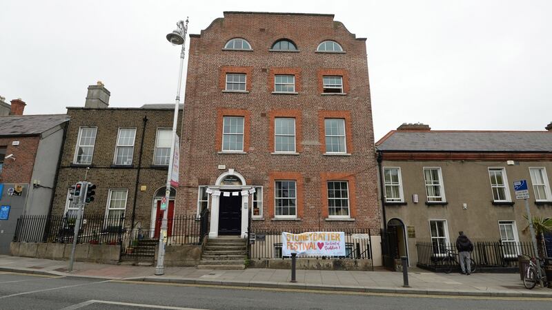 The exterior of  42 Manor Street in  Stoneybatter. Photograph: Dara Mac Dónaill