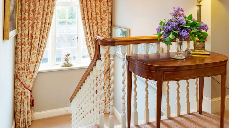 Leading to the stairway