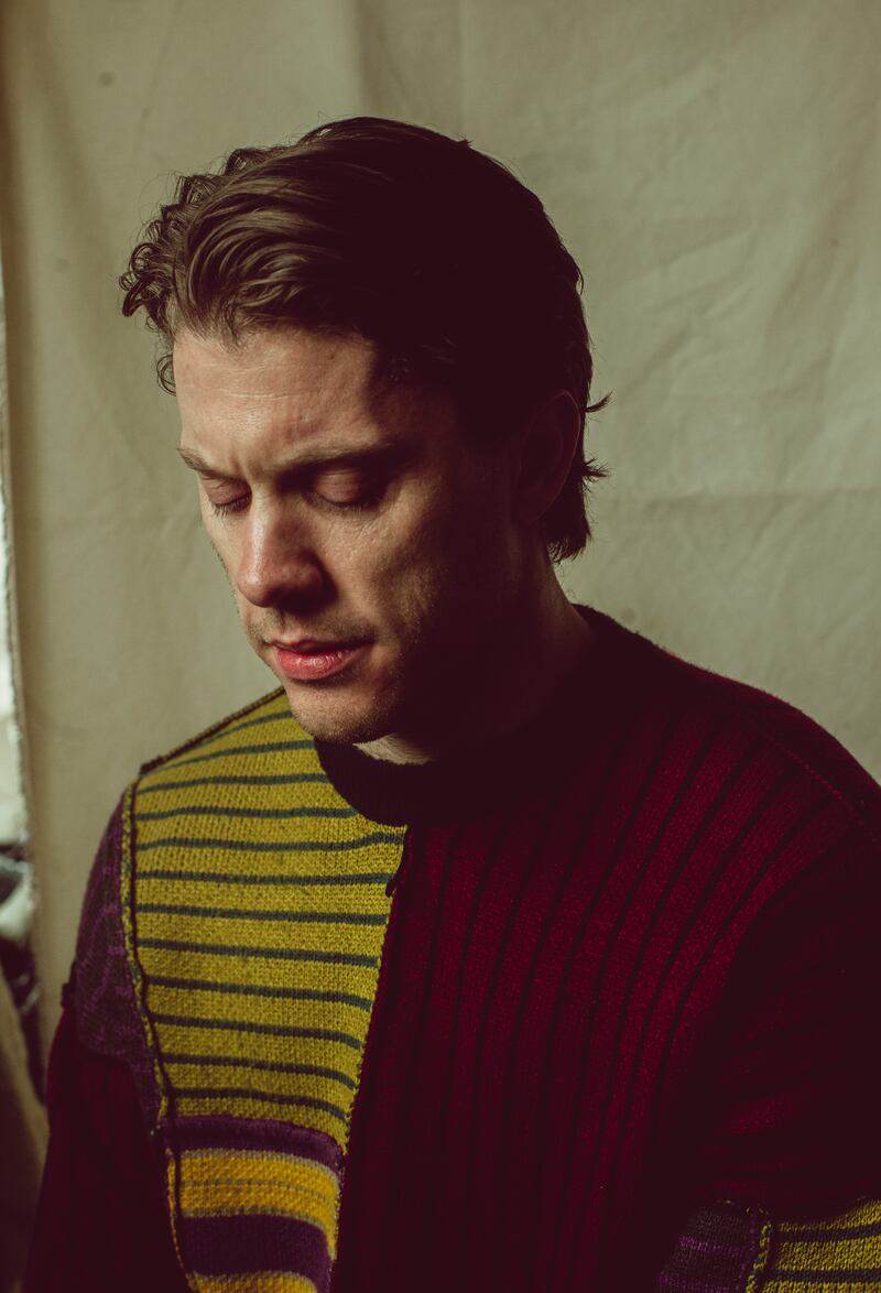 Charlie Maher and Simone Collins play a couple investigating obscure Irish folk songs in Paul Duane’s All You Need is Death. Photograph: Ishmael Claxton 