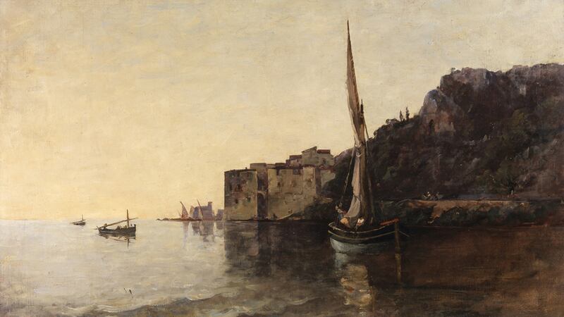 Nathaniel Hone the Younger, A View of Villefranche from the East, c 1880,Oil on canvas. Photograph: National Gallery of Ireland