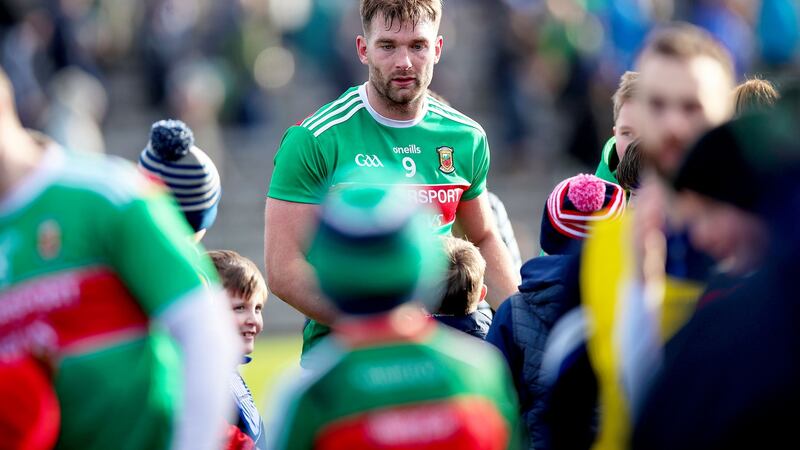 Aidan O’Shea will be hoping to lead another Mayo title tilt. Photograph: Tommy Dickson/Inpho