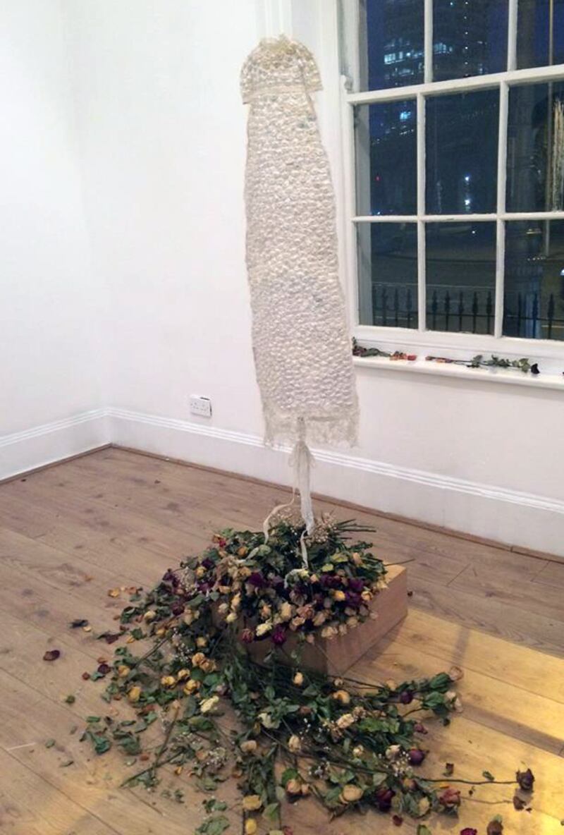 Stay with Me, which opens in the Aula Maxima, is a group art exhibition which brings together the work of 20 artists and survivors who felt compelled to create artwork in response initially, to the tragic story of the Tuam Babies. Photographs supplied by Olivia Kelleher and UCC