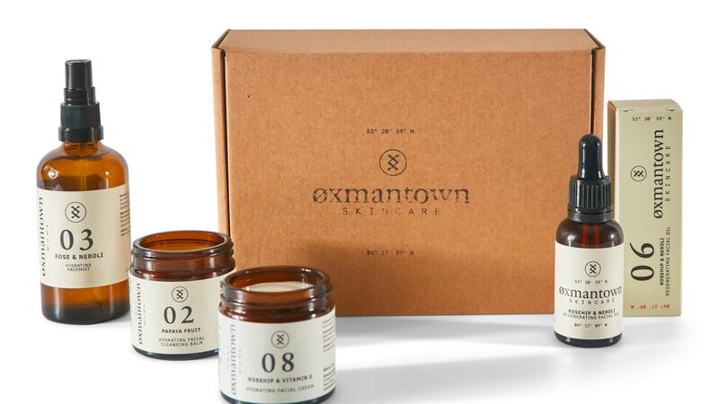 The Oxmantown Skincare Hydration Heroes Facial Kit (€95) is the perfect stocking filler for someone you really want to impress. Photograph: Bríd O’Donovan