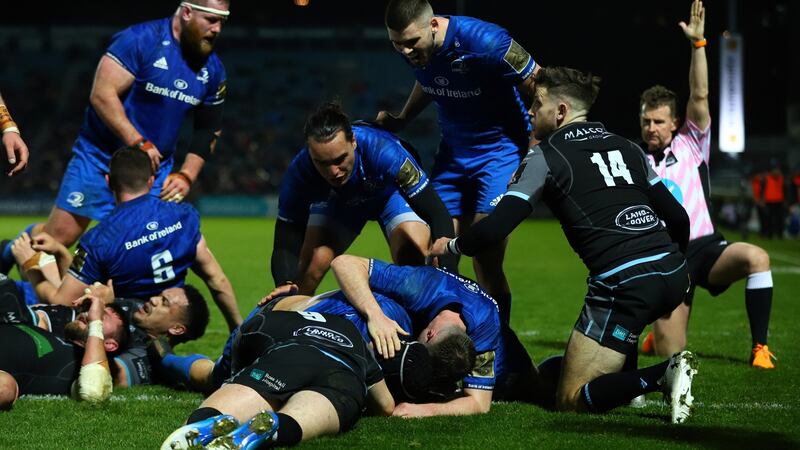 Leinster continued their unbeaten season on Friday night. Photograph: Tom O’Hanlon/Inpho