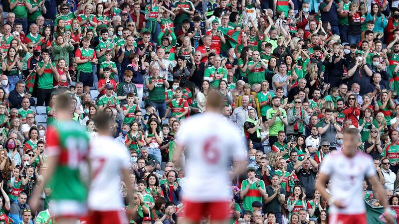 Mayo failed to turn up in the 2021 All-Ireland final againsr Tyrone. Photograph: Laszlo Geczo/Inpho