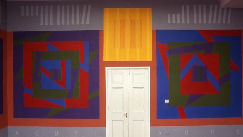 Brian O’Doherty work at Sirius, currently covered up