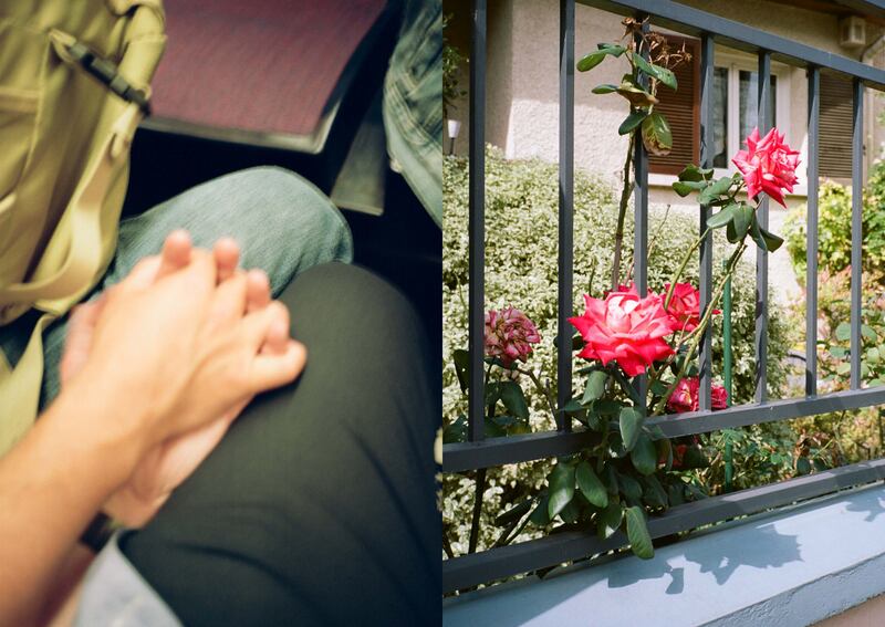 A spread from Feel Me, I'm Here with You by Jordan Hearns