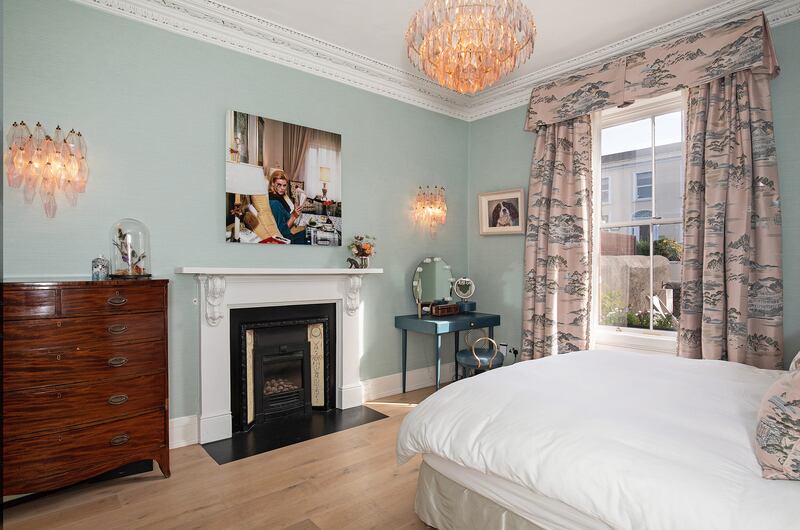 Bedroom on the ground floor. Photograph: David Killeen