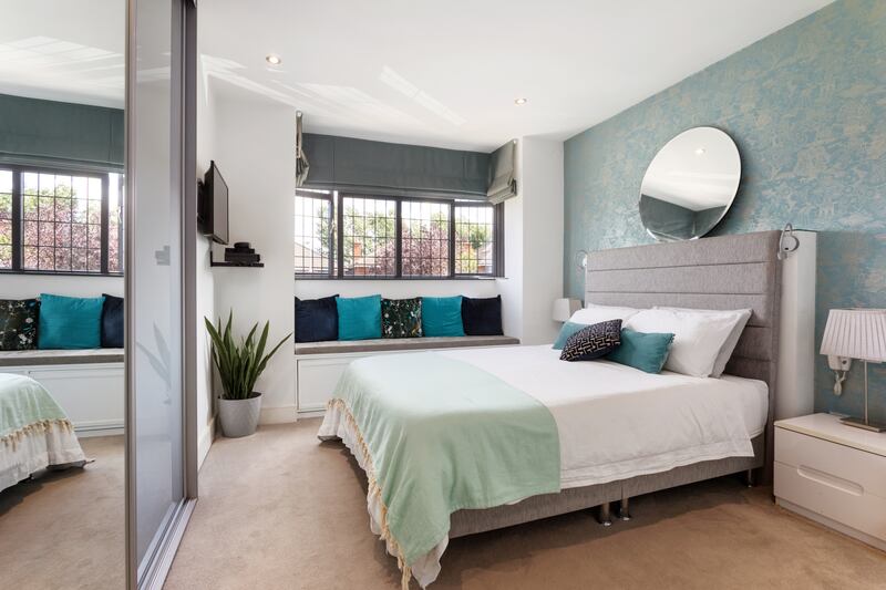 Main bedroom with window seat