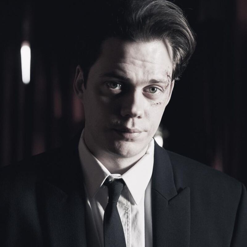 Bill Skarsgard stars as Clark Olofsson. Photograph: Eric Broms / Netflix