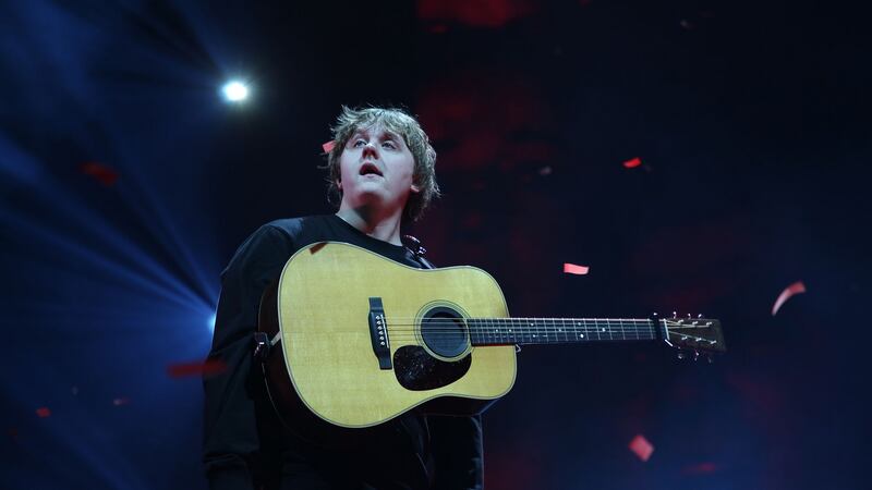 Lewis Capaldi in concert at the 3Arena in Dublin on Sunday night. Photograph: Nick Bradshaw for The Irish Times
