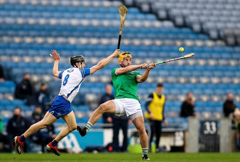 Tom Morrissey scores one of his first-half points. Photo: Tommy Dickson
