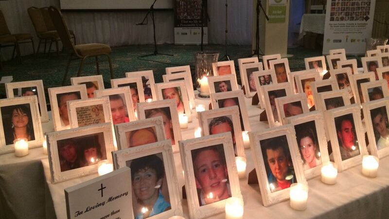 A service to remember the victims of road deaths.