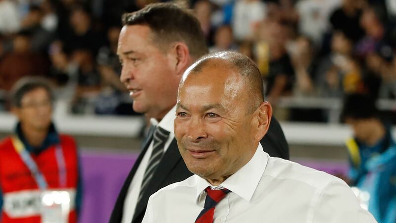Eddie Jones’s England beat Steve Hansen’s All Blacks in Yokohama. Photograph: Odd Andersen/AFP/Getty