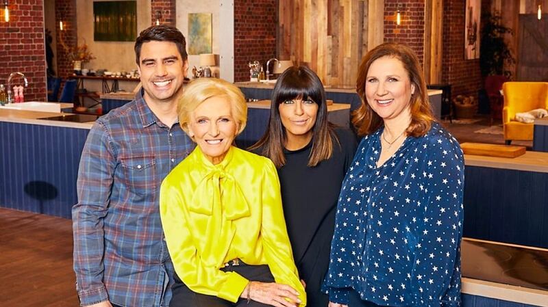 Chris Bavin, Mary Berry, Claudia Winkleman and Angela Hartnett in Best Home Cook