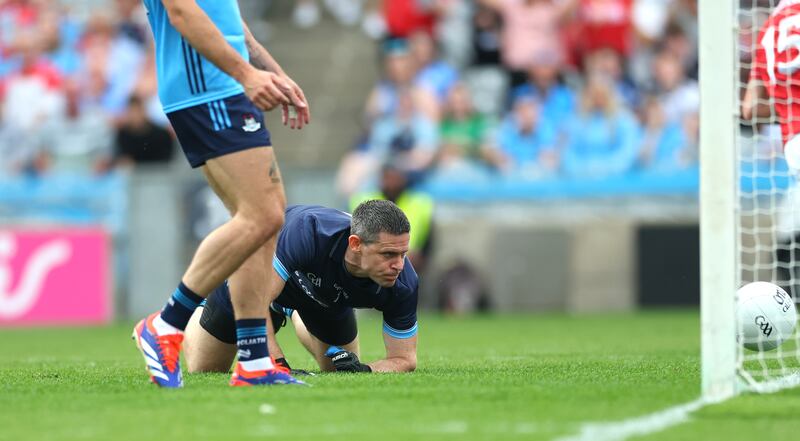 Stephen Cluxton during the preliminary quarter-final between Dublin and Cork at Croke Park in June. Photograph: James Crombie/Inpho