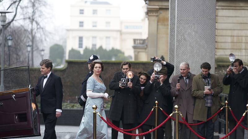 Olivia Colman as Queen Elizabeth in The Crown. Photograph:  Netflix