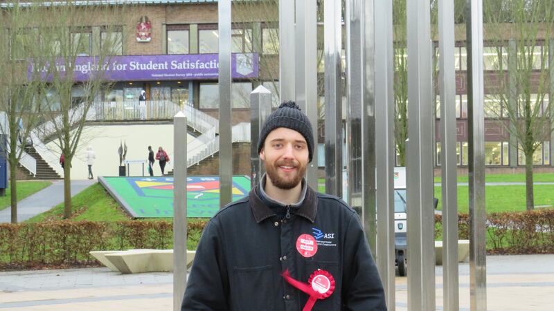 Labour student member George Winter: “I sympathise with tactical voters, but here, there were 30 votes in the difference.” Photograph: Jennifer O’Connell