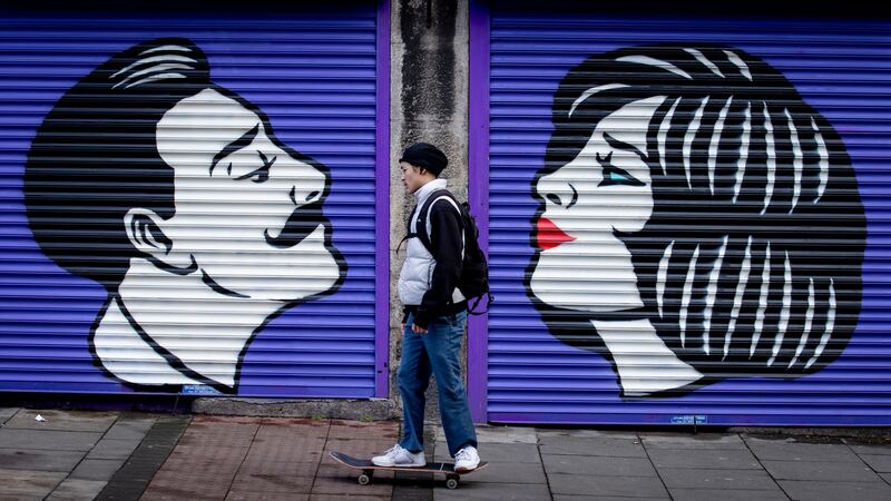 A view of Dublin city centre  on Sunday. The urge to downplay the grimness of what we have to endure has lessened the rewards of lockdown. Photograph: Tom Honan